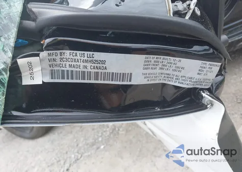 2021 Dodge Charger Police Rwd from USA, damaged, VIN 2C3CDXAT4MH525202